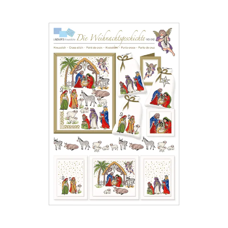 Stickvorlage: Die Weihnachtsgeschichte, Lindners Kreuzstiche