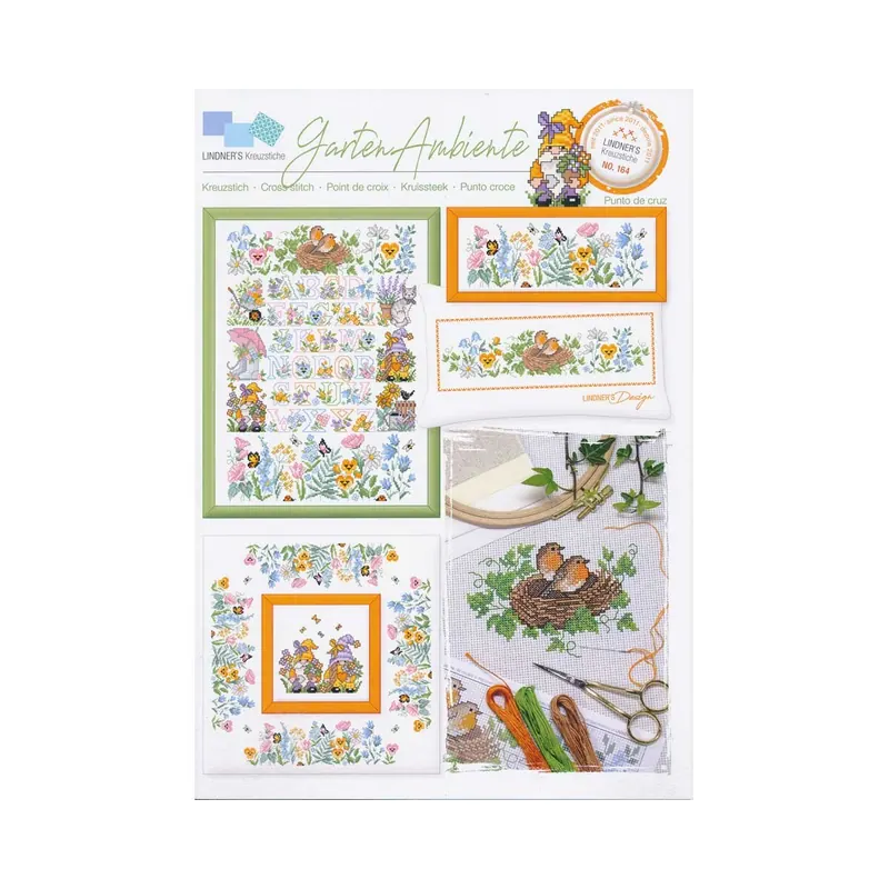 Stickvorlage: Garten Ambiente, Lindners Kreuzstiche