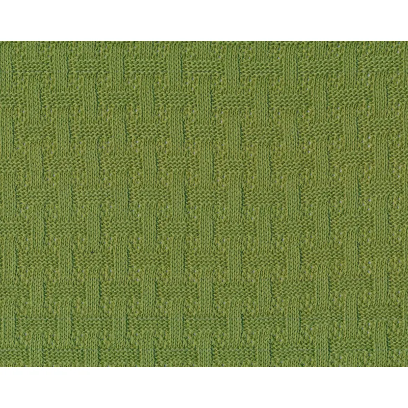 Strickstoff WOVEN KNITTY, Flechtstreifen, olivgrün, Albstoffe