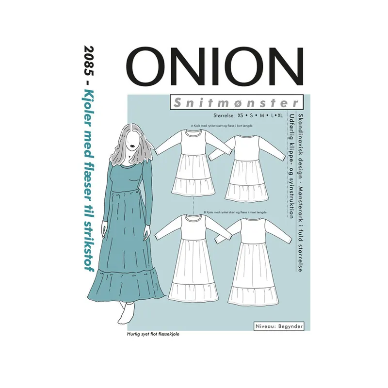 Stufenkleid, Schnittmuster ONION 2085