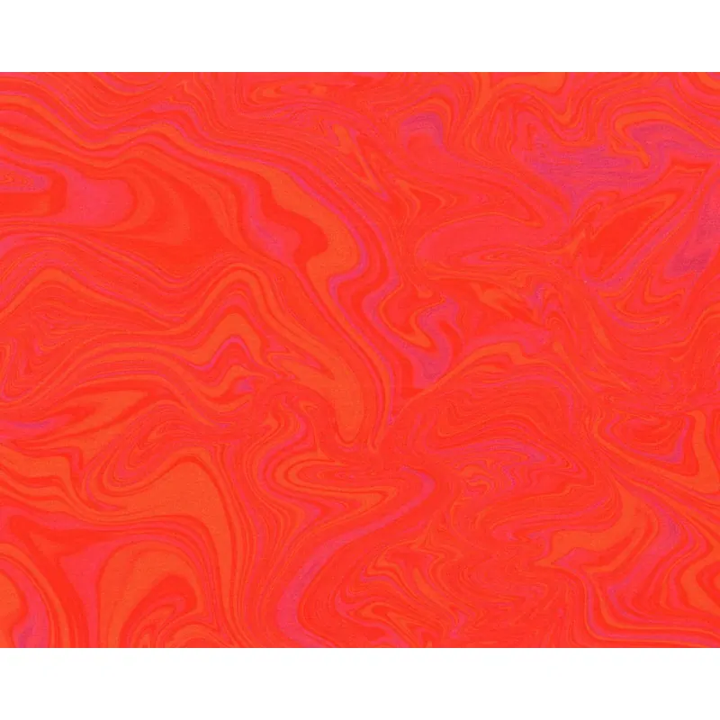 Sweatstoff FLUID, Marmormuster, rot, Hilco