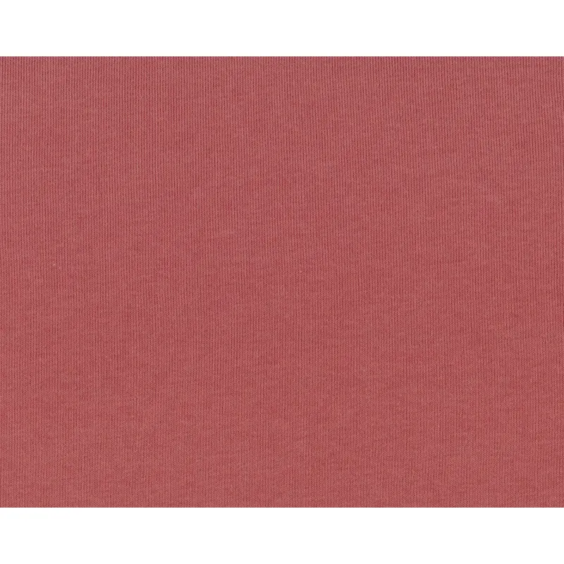 Sweatstoff French Terry ORGANIC, dunkles altrosa, Fibre Mood