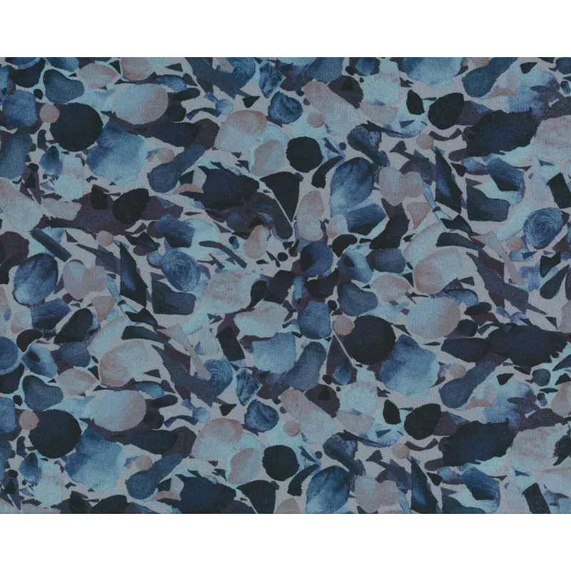 Sweatstoff JETTE, Konfetti, jeansblau