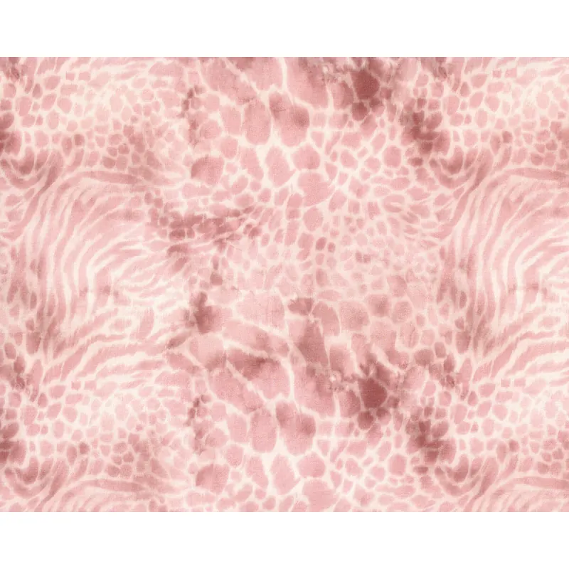 Sweatstoff LOUNGE SKIN, Animalprint, helles altrosa, Hilco