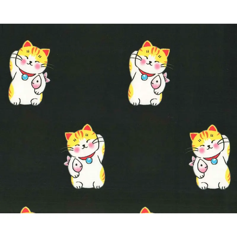 Sweatstoff YUKI, Winkekatze, Hilco