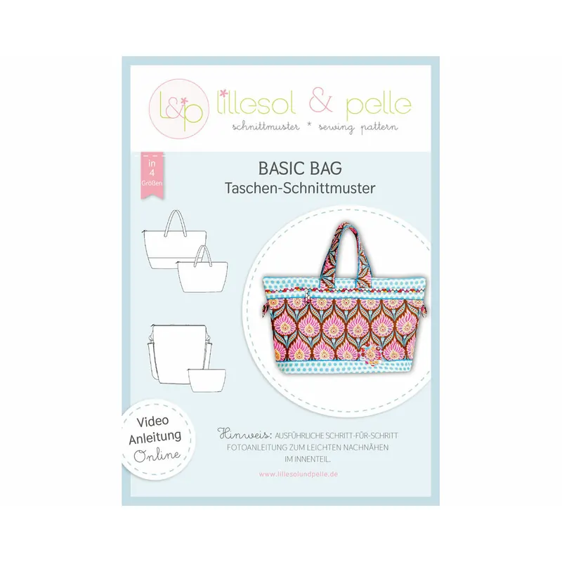 Taschen-Schnittmuster BASIC-BAG, lillesol