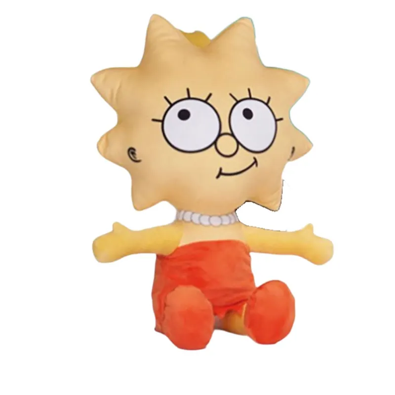 The Simpsons Plüschtier 39 cm – Lisa– Weiches Kuscheltier für Kinder, Fans & Sammler, Stofftier zum Kuscheln – 1 Stück