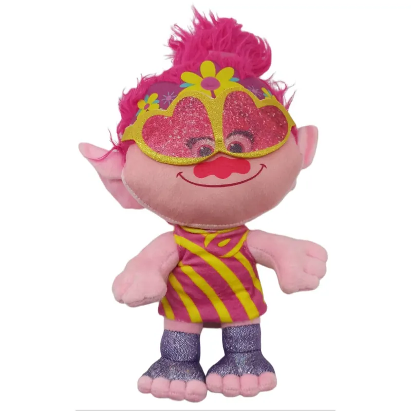 Trolls Plüsch Kuscheltier XXL 40 cm Trolls mit Brille Plüschtier Anime Kawaii Plush Stofftier Cute Plushies Plüschtiere Plushie Halloween Weihnachten Geschenke für Kinder