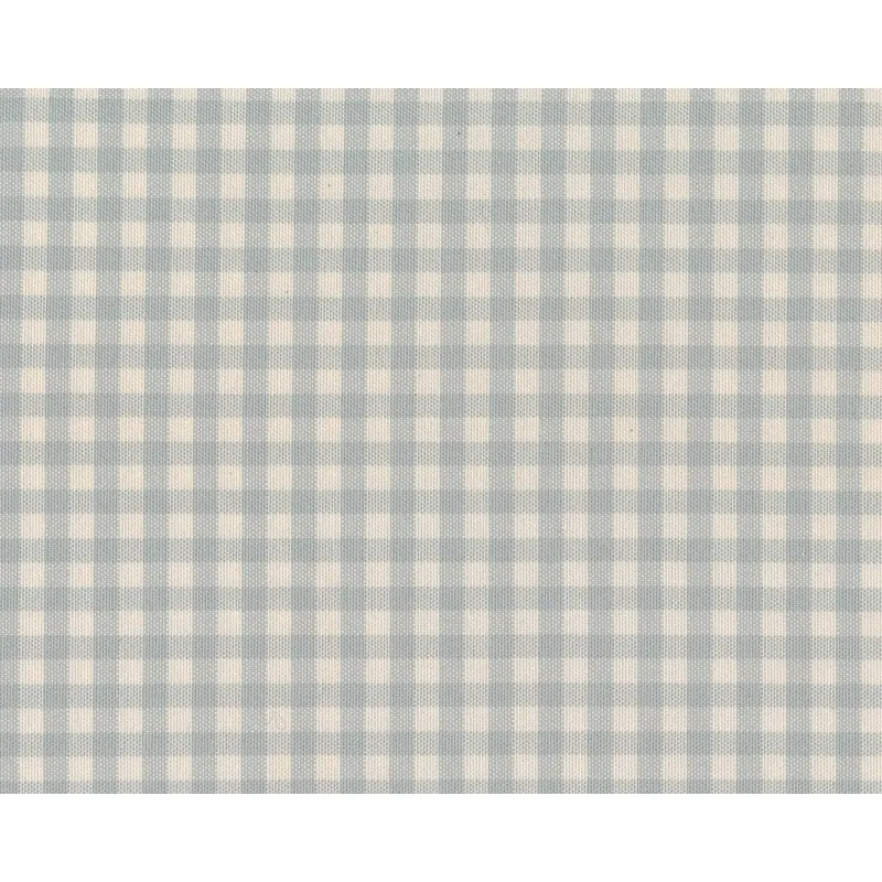 Überbreiter Dekostoff aus Baumwolle CELTA PATINA, kariert, hellblau