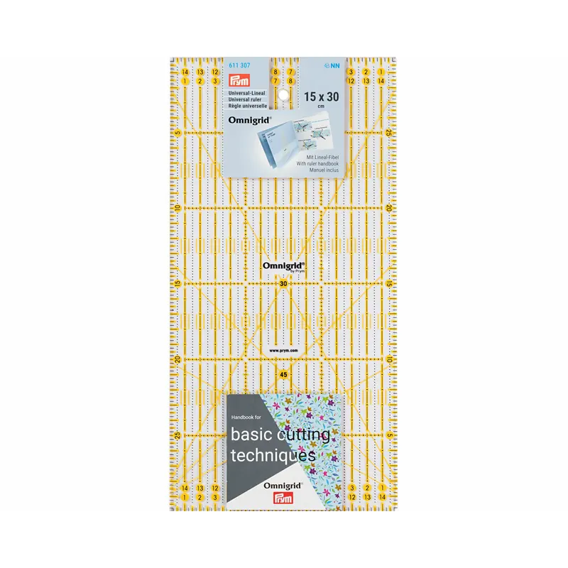 Universallineal OMNIGRID, 15 x 30 cm, Prym