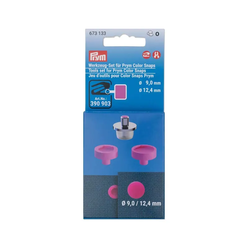 Vario Creative Tool Zusatz-Werkzeug für Druckknöpfe COLOR SNAPS, 9 und 12,4 mm, Prym
