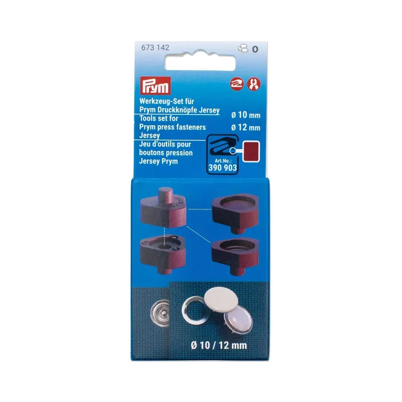 Vario Creative Tool Zusatz-Werkzeug für Druckknöpfe JERSEY, 10 und 12 mm, Prym