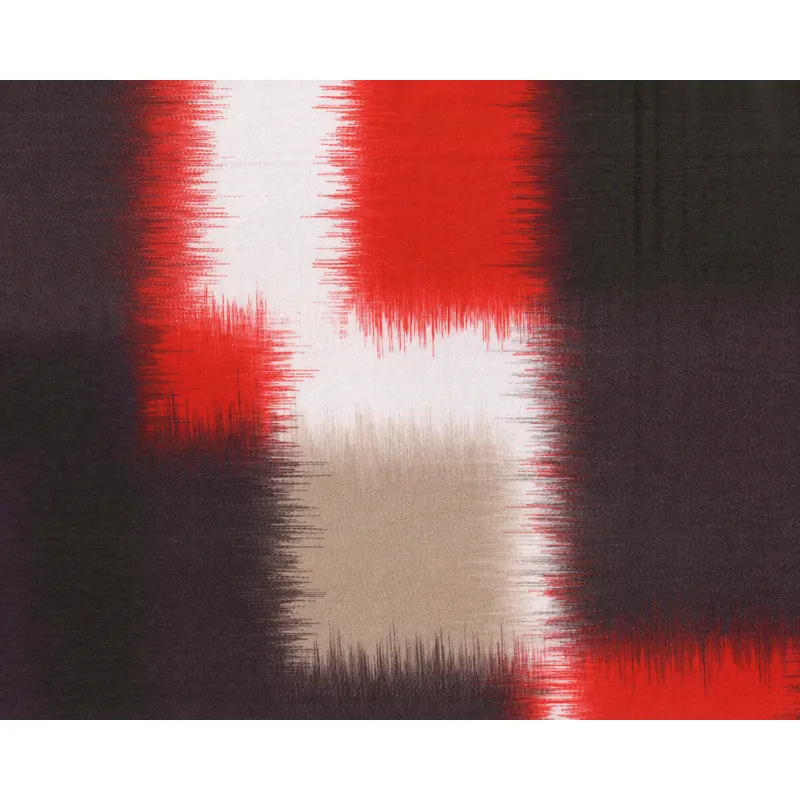 Viskose-Strickjersey ASTRID, Farbflächenmuster, lila-rot, Hilco