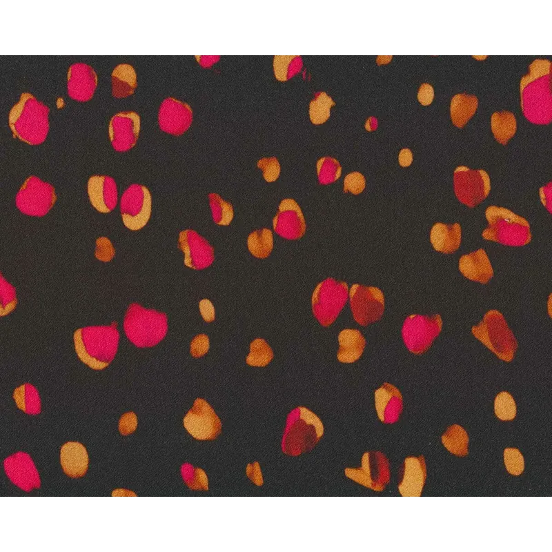 Viskosekreppstoff AMYLI, Batik-Punkte, Hilco