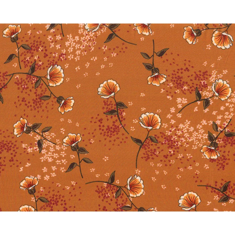 Viskosestoff CADE, Blüten und Streublumen, goldbraun