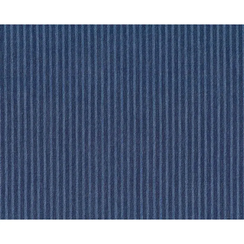 Viskosestoff CHIARA, Streifen, dunkelblau, Toptex