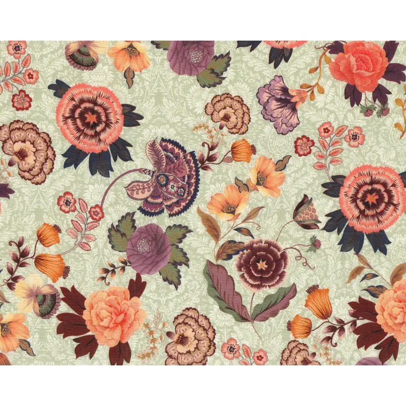 Viskosestoff OWEN, Vintage-Blumen, Hilco