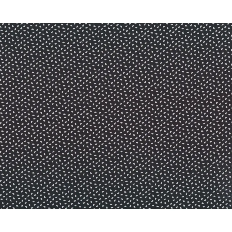 Viskosestoff TENCEL™,MAKULO, Tropfen, schwarz,Toptex