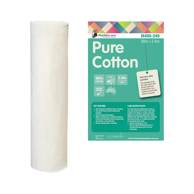 Volumenvlies aus Baumwolle PURE COTTON, Matildas Own