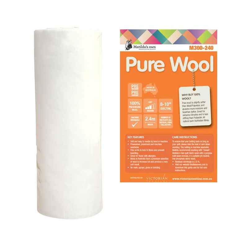 Volumenvlies aus Wolle PURE WOOL, Matildas Own