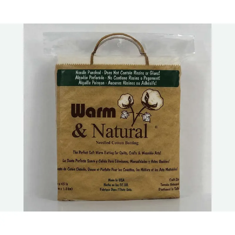 Volumenvlies WARM & NATURAL, Craft Size 0,86 x 1,14 m, The Warm Company