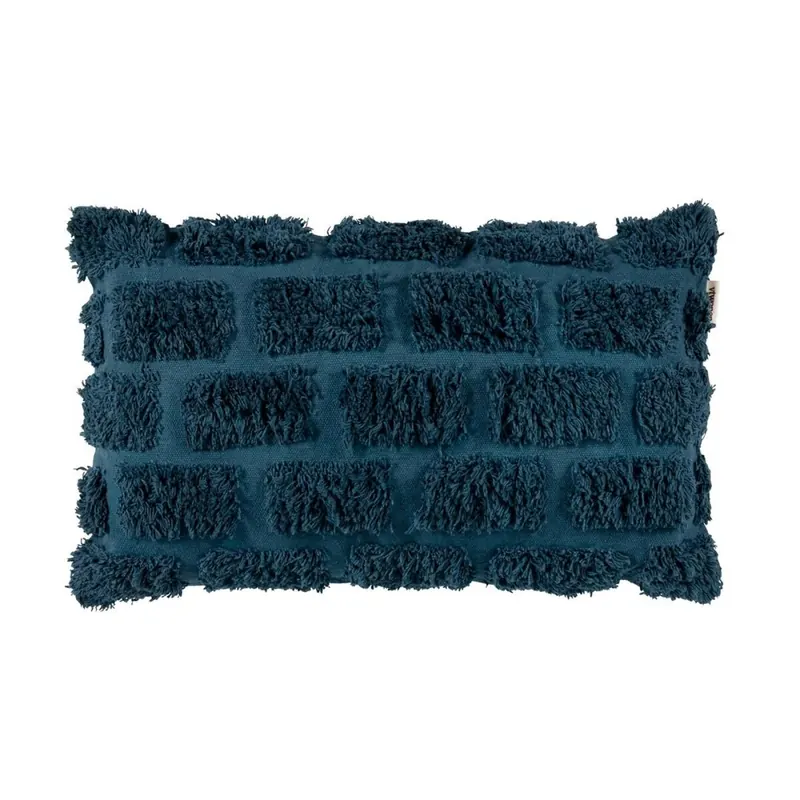 vtwonen Kissen ko Tufted_Dark Blue_UV_UV_30x50 1 Zier 30 x 50 cm blau