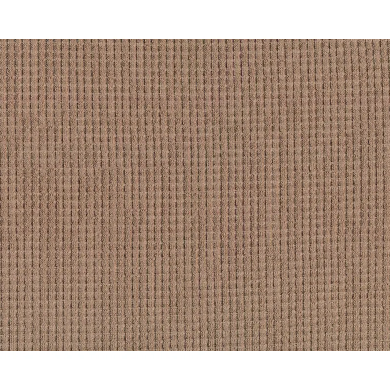 Waffeljersey KNITTED WAFFLE, natur dunkel, Hilco