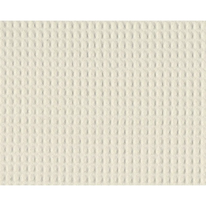 Waffelpique PETIT aus Baumwolle, creme, Leitner Leinen