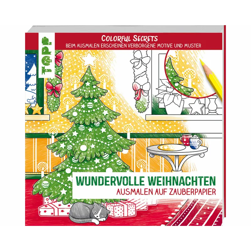 Weihnachts-Malbuch: Colorful Secrets - Wundervolle Weihnachten, TOPP