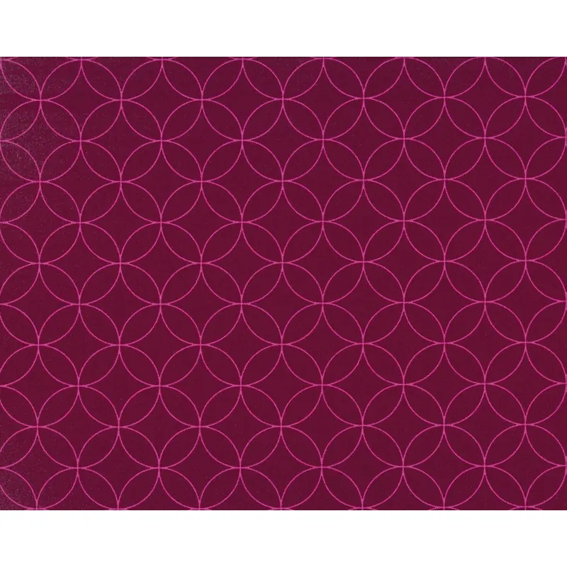 Westfalenstoffe KOPENHAGEN, Kreuz-Kreise, fuchsia