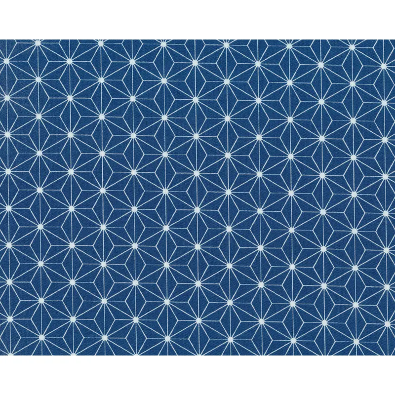 Westfalenstoffe KOPENHAGEN, Rauten-Sterne, blau