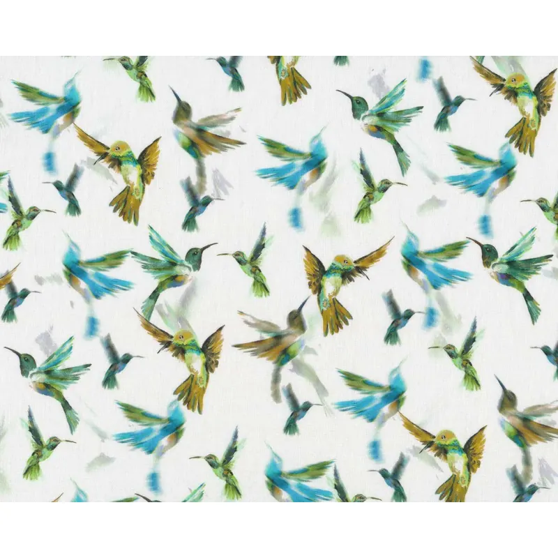 Westfalenstoffe SINGAPUR, Kolibri, weiß