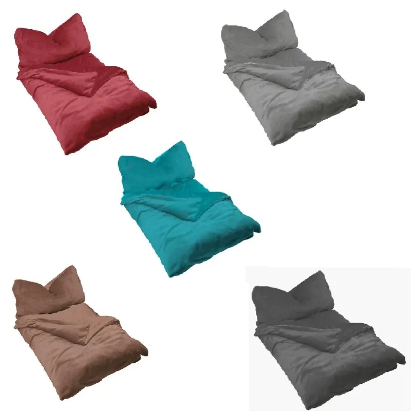 Winter Uni Bettwäsche 2 teilig Cashmere Touch Reißverschluss
