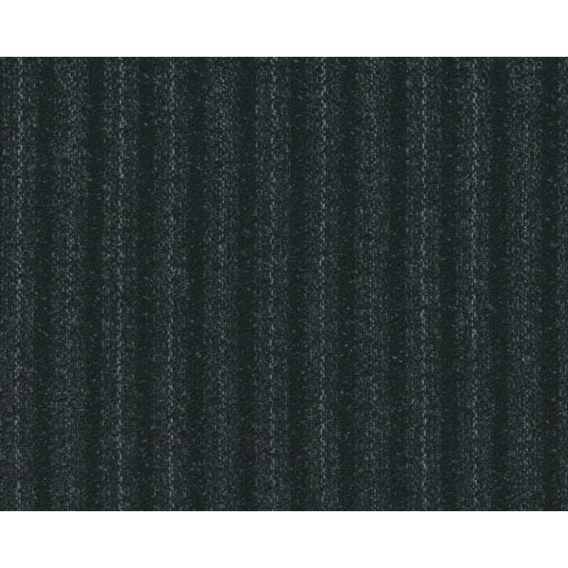 Wollstoff ALBERT, Streifen-Design, schwarz-dunkelgrau