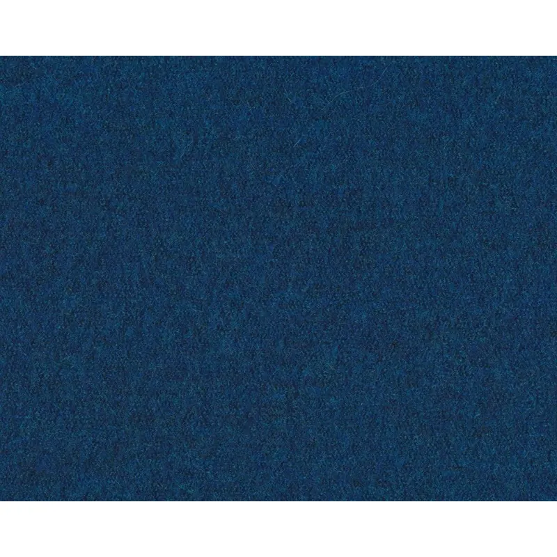 Wollstoff ANTON, gewalkt, blau meliert