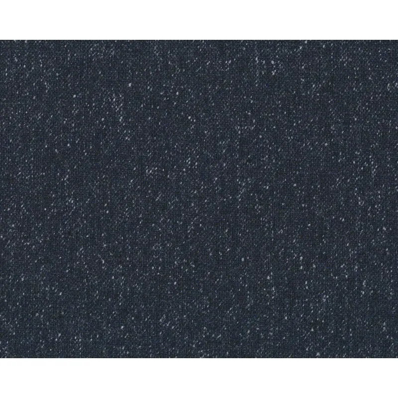 Wollstoff mit Seide, Tweed CARDIFF, blaugrau meliert, Hilco