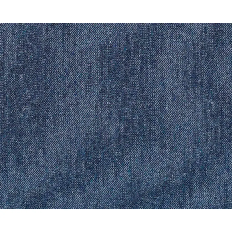 Wollstoff mit Seide, Tweed CARDIFF, dunkelblau meliert, Hilco