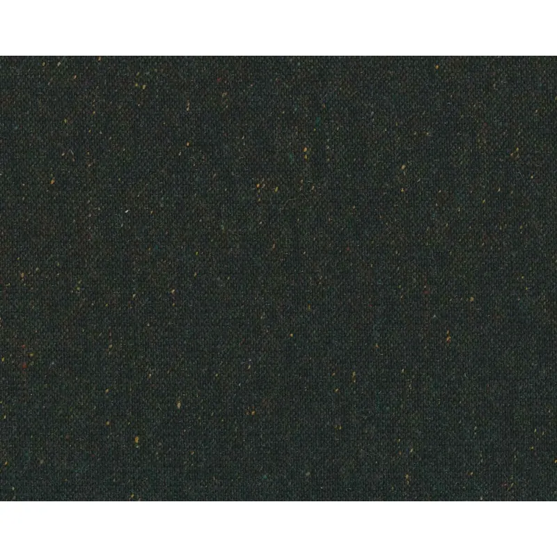 Wollstoff mit Seide, Tweed CARDIFF, dunkles tannengrün meliert, Hilco