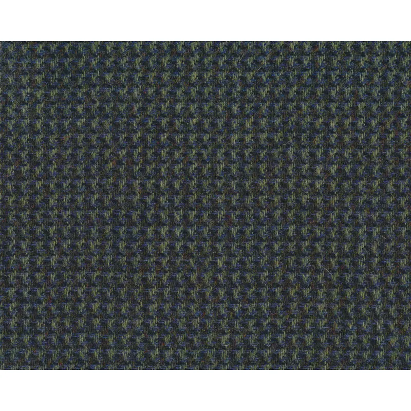 Wollwebstoff aus reiner Schurwolle MUSTER, blau-schilfgrün