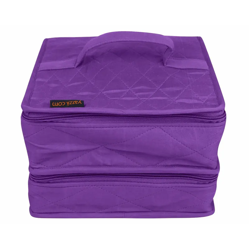 YAZZII-Box DOUBLE CRAFT ORGANIZER DELUXE, lila