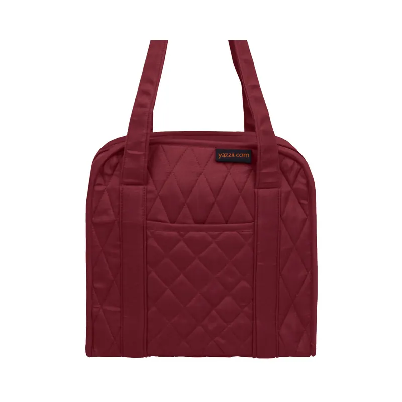 YAZZII-Tasche OVAL CRAFT ORGANIZER, weinrot