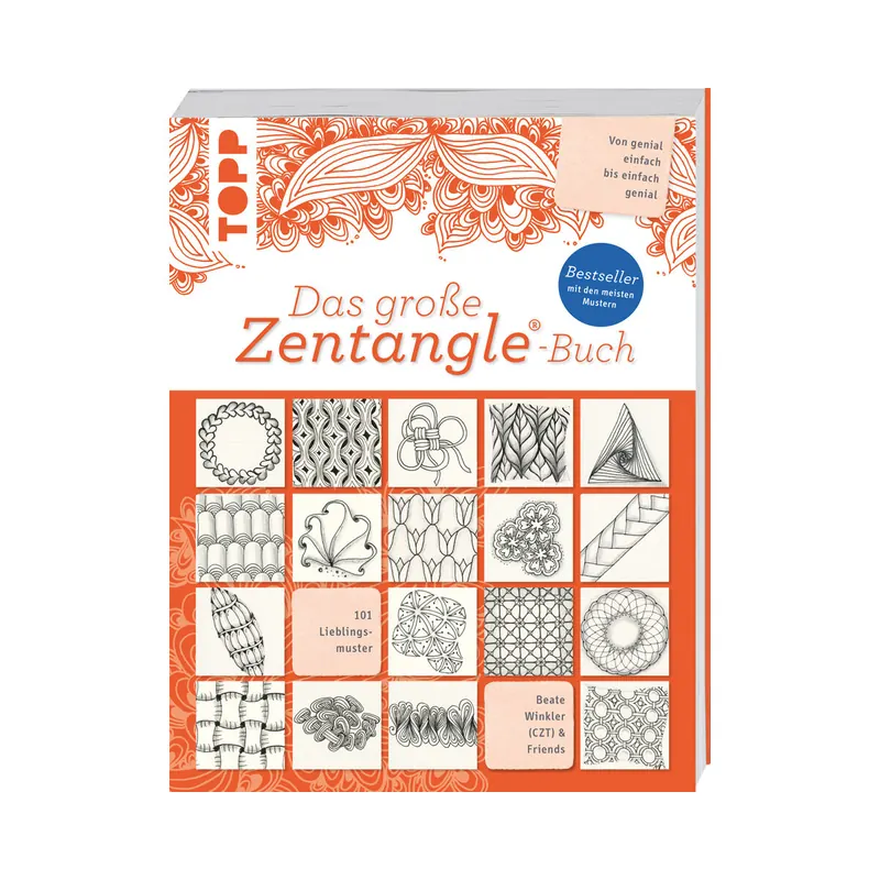 Zeichenbuch: Das große Zentangle Buch, TOPP