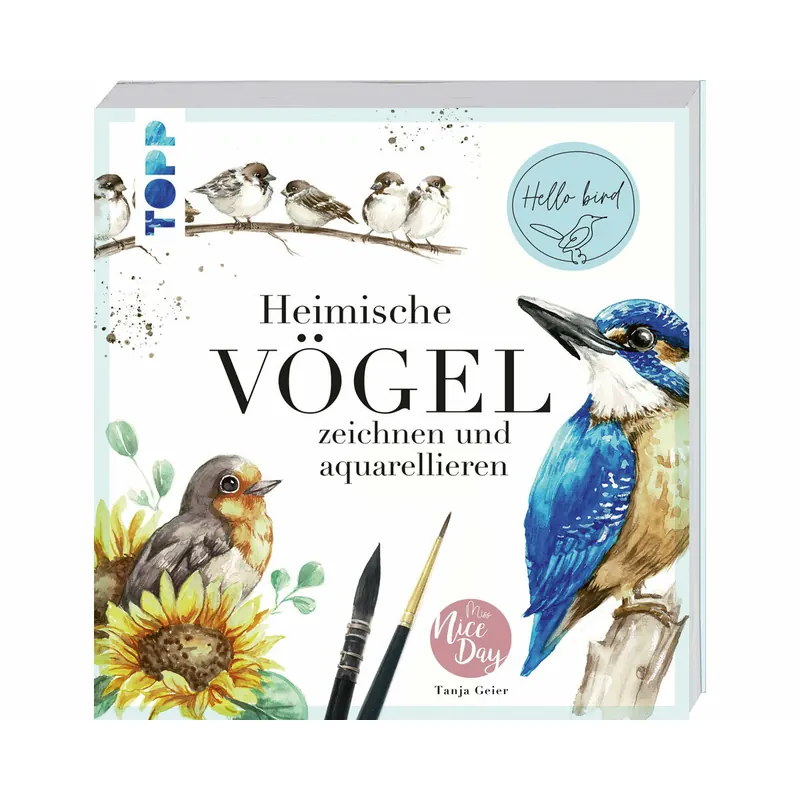 Zeichenbuch: Heimische Vögel zeichnen und aquarellieren, Topp