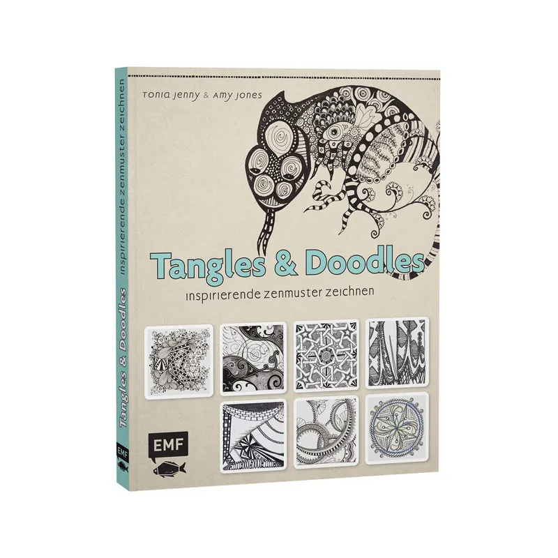 Zeichenbuch: Tangles & Doodles - Inspirierende Zenmuster zeichnen, EMF