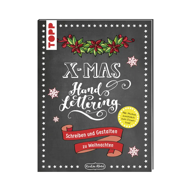 Zeichenmappe: X-Mas Handlettering,TOPP