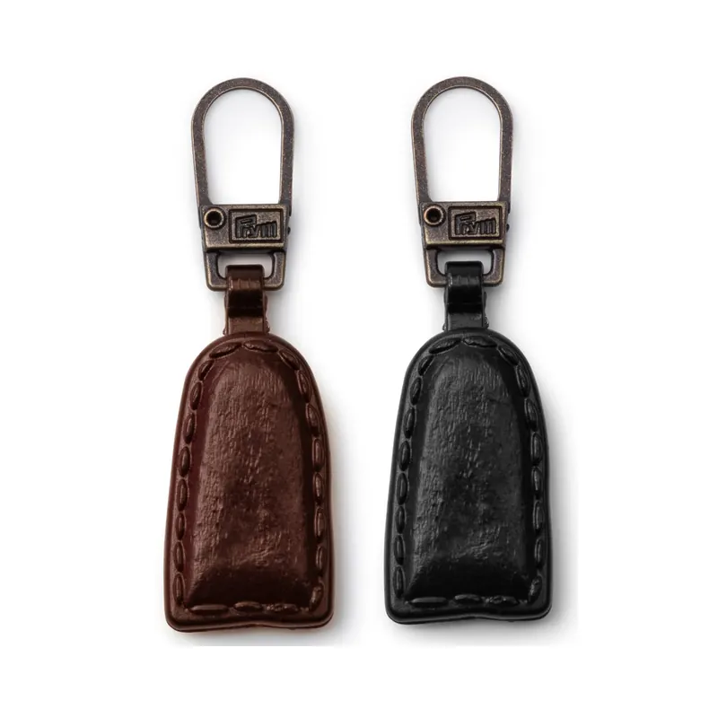 Zipper LEDERLOOK mit Lederimitat, Prym