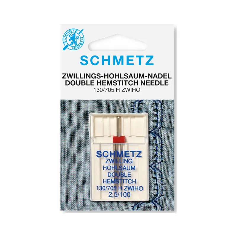 Zwillingsnadel HOHLSAUM, Schmetz