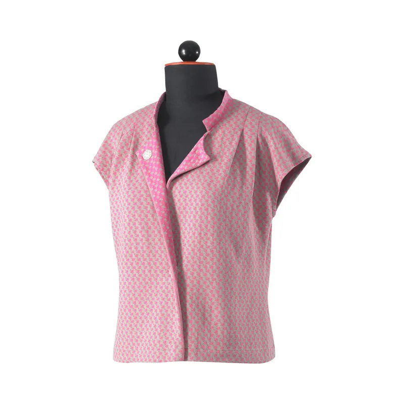 Zwischenmass Schnittmuster BLUSE MIT STEHKRAGEN
