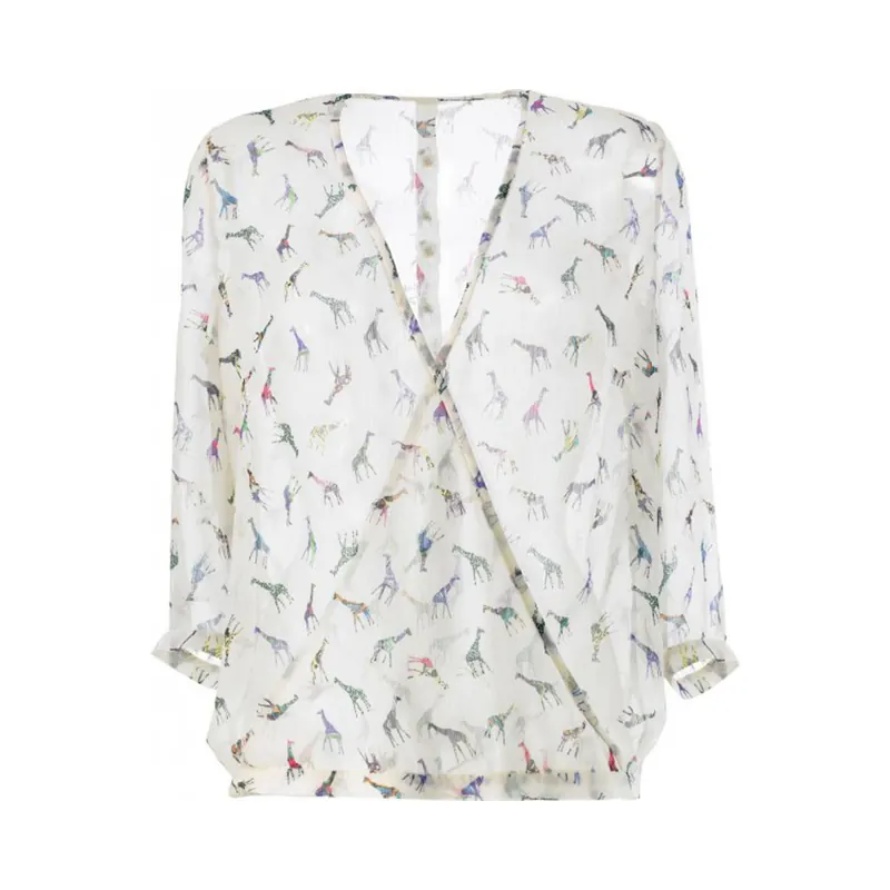 Zwischenmass Schnittmuster BLUSE ZUM BINDEN