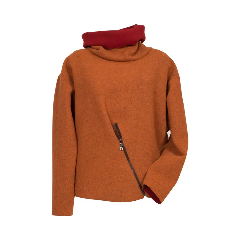 Zwischenmass Schnittmuster PULLOVER MIT ROLLKRAGEN